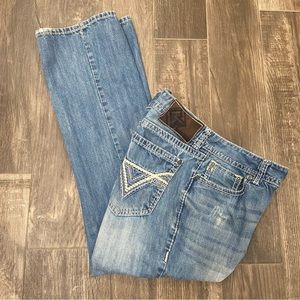 Rock & Roll Cowboy Jeans, Double Barrel, Relaxed Bootcut Size 36X32